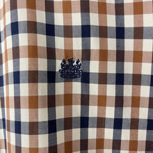 Load image into Gallery viewer, Aquascutum House Check Long Sleeved Shirt - Large (L) PTP 21"