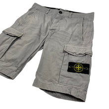 Load image into Gallery viewer, Stone Island Grey Bermuda Cargo Shorts - W 30"