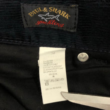 Load image into Gallery viewer, Paul and Shark Navy Cord Trousers - W 32" L 30"