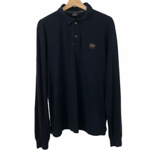 Load image into Gallery viewer, Paul and Shark Navy Long Sleeved Polo - Extra Large (XL) PTP 22.5"