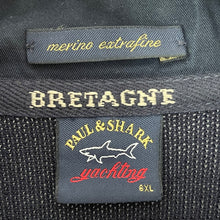 Load image into Gallery viewer, Paul and Shark Navy Bretagne Half Zip Jumper - Six Extra Large (6XL) PTP 30"