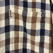Load image into Gallery viewer, Aquascutum Block Check Short Sleeved Shirt - Extra Large (XL) PTP 27"