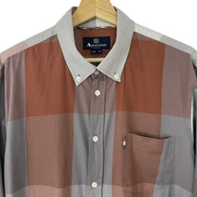Load image into Gallery viewer, Aquascutum Block Check Long Sleeved Shirt - Double Extra Large (XXL) PTP 24.5"