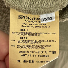 Load image into Gallery viewer, C.P Company Khaki Zip Up Logo Sweater - Triple Extra Large (XXXL) PTP 26"