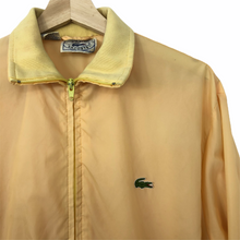 Load image into Gallery viewer, Vintage Lacoste Izod Yellow Full Zip Up Jacket - Large (L) PTP 24"