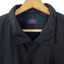 Load image into Gallery viewer, Paul and Shark Navy Econyl Nylon Metal Overshirt - Extra Large (XL) PTP 24.5"