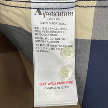 Load image into Gallery viewer, Aquascutum Block Check Short Sleeved Shirt - Medium (M) PTP 21"