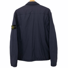 Load image into Gallery viewer, Stone Island Purple Zip Up Overshirt - Large (L) PTP 20.5"