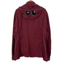Load image into Gallery viewer, C.P Company Burgundy Goggle Hooded Overshirt - Triple Extra Large (XXXL) PTP 24"
