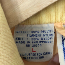 Load image into Gallery viewer, Vintage Lacoste Izod Yellow Full Zip Up Jacket - Large (L) PTP 24"