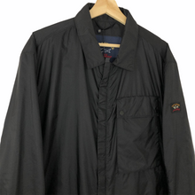 Load image into Gallery viewer, BNWT Paul and Shark Black Nylon Overshirt - Double Extra Large (XXL) PTP 26.5"