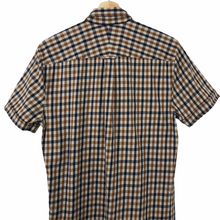 Load image into Gallery viewer, Aquascutum House Check Short Sleeved Shirt - Medium (M) PTP 20.5"