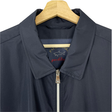 Load image into Gallery viewer, Paul and Shark Navy Bomber Jacket - Triple Extra Large (XXXL) PTP 28"