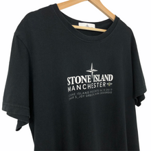 Load image into Gallery viewer, Stone Island Manchester Black Short Sleeved T-Shirt - Medium (M) PTP 21"