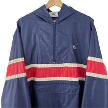 Load image into Gallery viewer, Vintage Navy Lacoste Izod Half Zip Cagoule - Extra Large (XL) PTP 26.25"