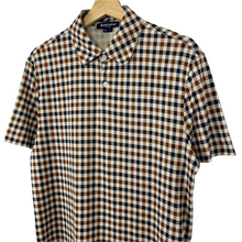 Load image into Gallery viewer, Aquascutum House Check Short Sleeved Polo - Large (L) PTP 20.75"