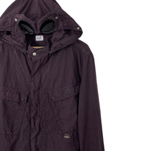 Load image into Gallery viewer, C.P Company Purple Goggle Hooded Overshirt - Double Extra Large (XXL) PTP 24"
