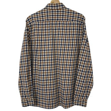 Load image into Gallery viewer, Aquascutum House Check Long Sleeved Shirt - Large (L) PTP 22"