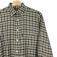 Load image into Gallery viewer, Aquascutum House Check Long Sleeved Shirt - Medium (M) PTP 23.25"