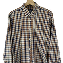Load image into Gallery viewer, Aquascutum House Check Long Sleeved Shirt - Large (L) PTP 21.5"