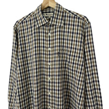 Load image into Gallery viewer, Aquascutum House Check Long Sleeved Shirt - Medium (M) PTP 23"