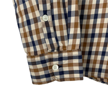 Load image into Gallery viewer, Aquascutum House Check Long Sleeved Shirt - Small (S) PTP 20"