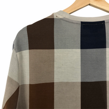 Load image into Gallery viewer, Aquascutum Block Check Short Sleeved T-Shirt - Small (S) PTP 20"