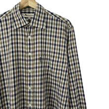 Load image into Gallery viewer, Aquascutum House Check Long Sleeved Shirt - Medium (M) PTP 23"