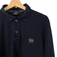 Load image into Gallery viewer, Paul and Shark Navy Long Sleeved Polo - Extra Large (XL) PTP 22.5"