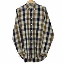 Load image into Gallery viewer, Aquascutum Block Check Long Sleeved Shirt - Small (S) PTP 22"