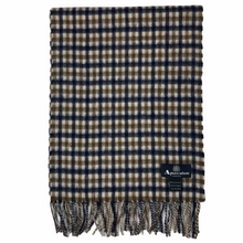 Load image into Gallery viewer, Aquascutum Classic House Check 100% Lambswool Scarf - One Size Fits All