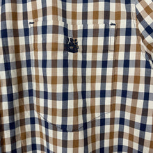 Load image into Gallery viewer, Aquascutum House Check Short Sleeved Shirt - Extra Large (XL) PTP 22"