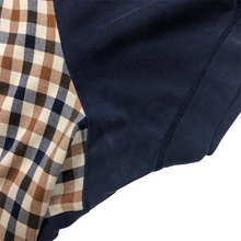 Load image into Gallery viewer, Aquascutum Navy / Check Short Sleeved T-Shirt - Double Extra Large (XXL) PTP 25.5"