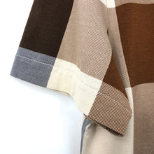 Load image into Gallery viewer, Aquascutum Block Check Short Sleeved Polo - Small (S) PTP 19.75"