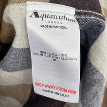 Load image into Gallery viewer, Aquascutum Block Check Flannel Long Sleeved Shirt - Extra Large (XL) PTP 23"