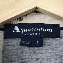 Load image into Gallery viewer, Aquascutum Block Check Short Sleeved Polo - Small (S) PTP 19.75"