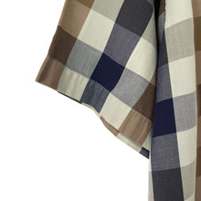 Load image into Gallery viewer, Aquascutum Block Check Short Sleeved Shirt - Medium (M) PTP 23"