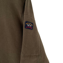 Load image into Gallery viewer, Paul and Shark Khaki Half Zip Sweater - Medium (M) PTP 21.75"