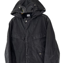 Load image into Gallery viewer, C.P Company Black Goggle Hooded Overshirt - Double Extra Large (XXL) PTP 24"