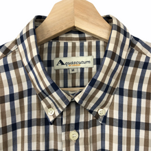 Load image into Gallery viewer, Aquascutum House Check Long Sleeved Shirt - Medium (M) PTP 23.25"