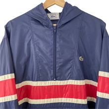 Load image into Gallery viewer, Vintage Navy Lacoste Izod Half Zip Cagoule - Extra Large (XL) PTP 26.25"
