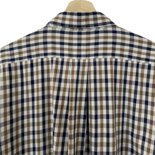 Load image into Gallery viewer, Aquascutum House Check Short Sleeved Shirt - Extra Large (XL) PTP 26.5"