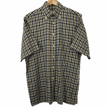 Load image into Gallery viewer, Aquascutum House Check Short Sleeved Shirt - Small (S) PTP 21.5"