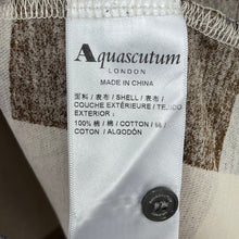 Load image into Gallery viewer, Aquascutum Block Check Short Sleeved Polo - Large (L) PTP 22"