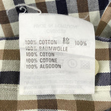 Load image into Gallery viewer, Aquascutum House Check Short Sleeved Shirt - Medium (M) PTP 24"