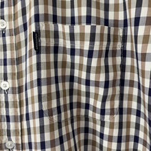 Load image into Gallery viewer, Aquascutum House Check Short Sleeved Shirt - Large (L) PTP 24.75"