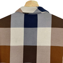 Load image into Gallery viewer, Aquascutum Block Check Short Sleeved Polo - Large (L) PTP 22"