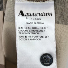 Load image into Gallery viewer, Aquascutum Block Check Short Sleeved Polo - Large (L) PTP 20.75"