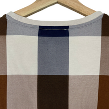 Load image into Gallery viewer, Aquascutum Block Check Long Sleeved T-Shirt - Extra Large (XL) PTP 24"