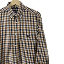Load image into Gallery viewer, Aquascutum House Check Long Sleeved Shirt - Medium (M) PTP 20.75"